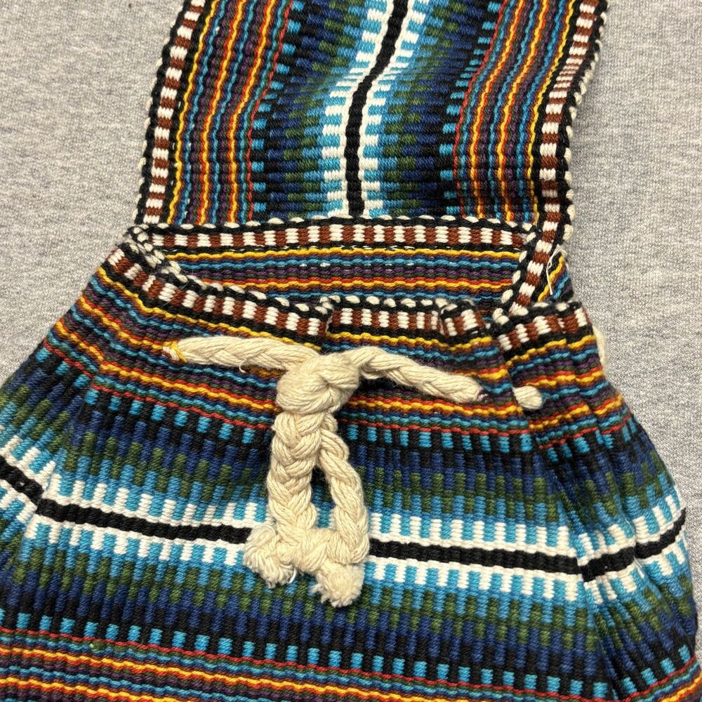 Boho Chic Woven Drawstring Backpack - image 7